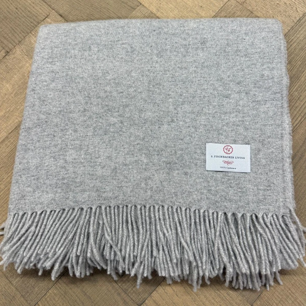 Plaid 100 % Cashmere - Classic Grey