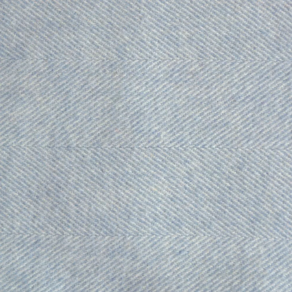 Hellblaue Wolldecke Lammwolle Irland