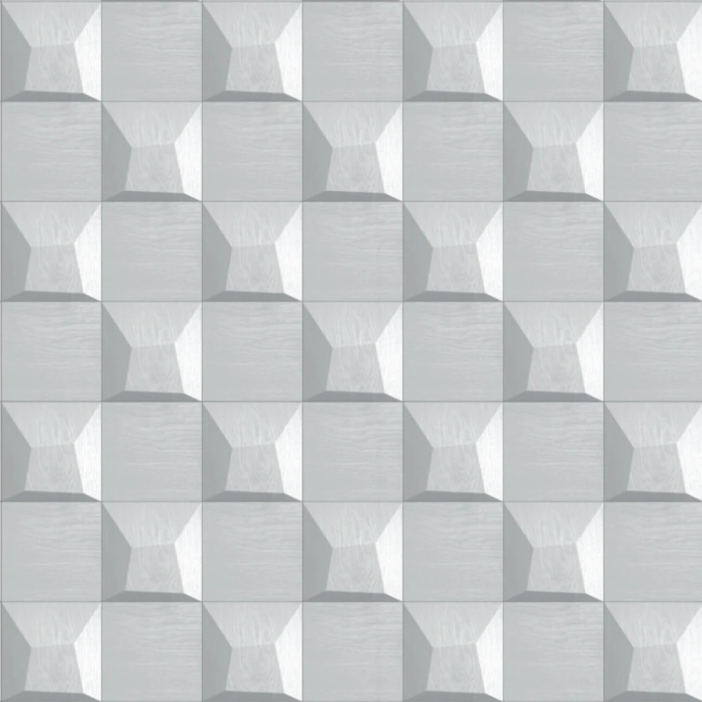 Wanddesign mit Kissen und Quadrat 3D Wandverkleidung Echtholz