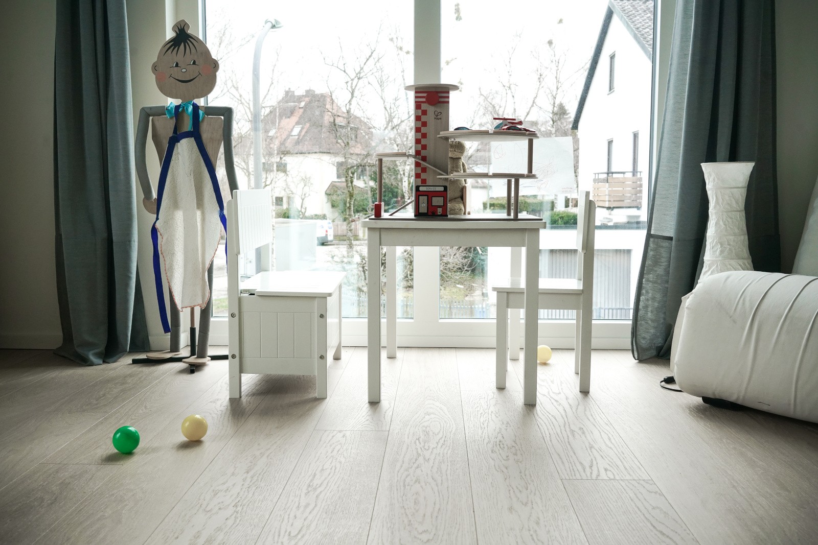 Landhausdielen Eiche Superwhite Helle Eichendielen Kinderzimmer