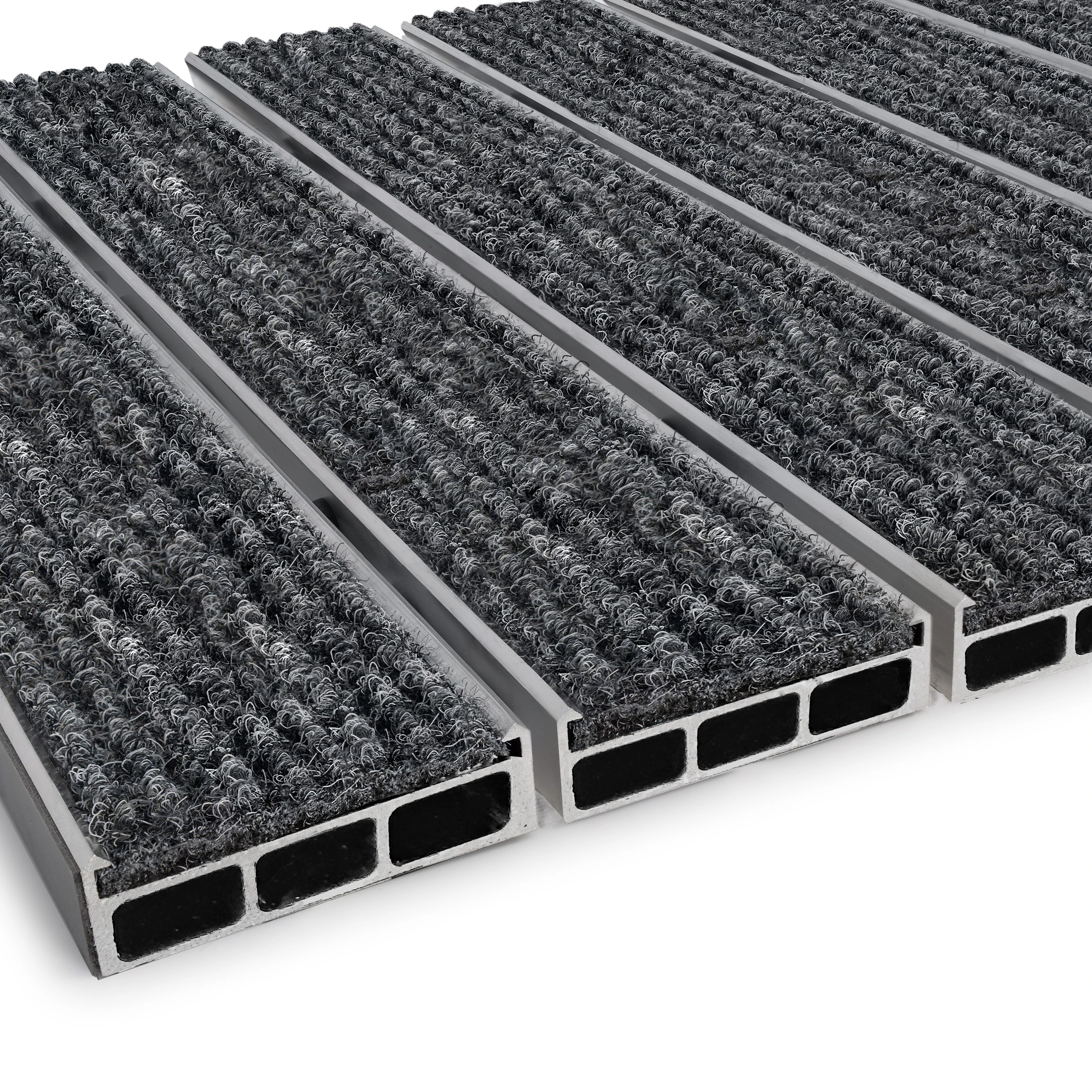 Premium Sauberlaufmatte - breites Aluminiumprofil bodenbündigen Sauberlaufsysteme