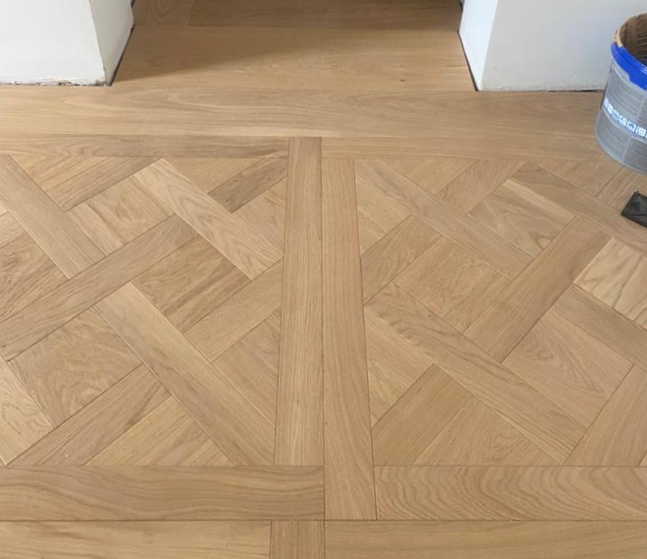 Tafelparkett Versailles, Sardinien Versaille-Tafel Eichenparkett
