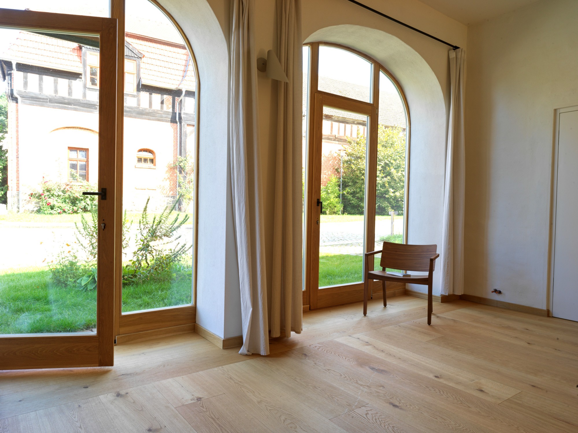 Schlossdielen / XXL-Dielen Eiche Clear White Eichendielen