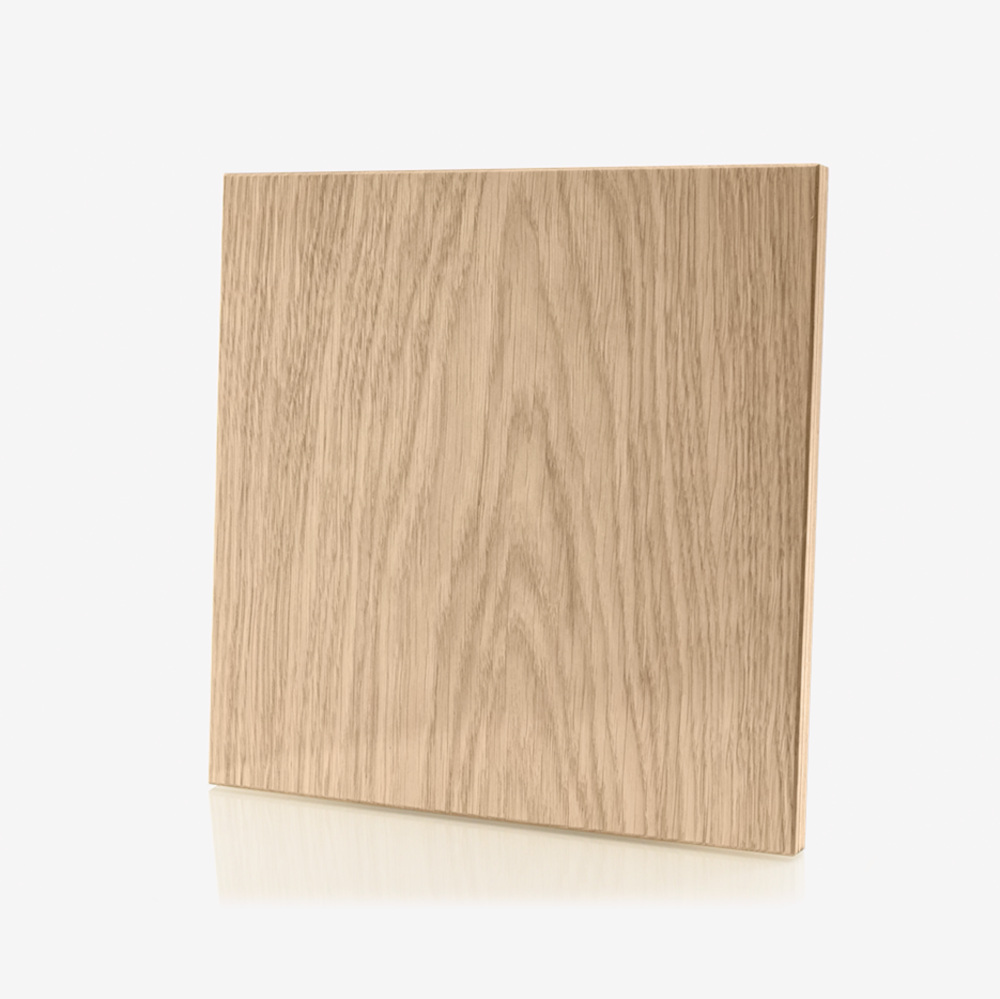 Wanddesign Quadrat (2D), Eiche hell, geölt Wandverkleidung Echtholz