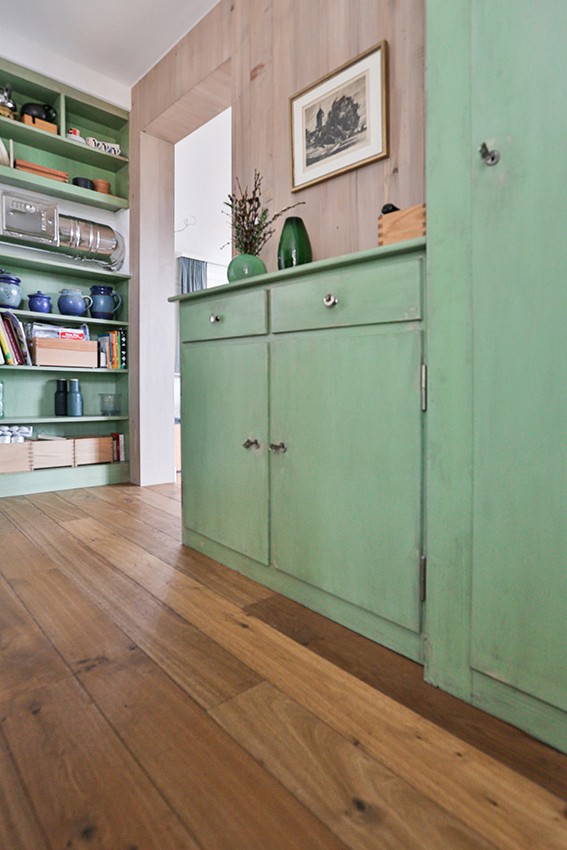 Landhausdielen Räuchereiche Antik Perpignan  Historisches Seehaus Antikparkett