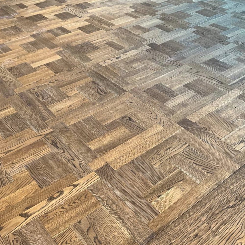 Tafelparkett London - Farbton Walnut Eiche