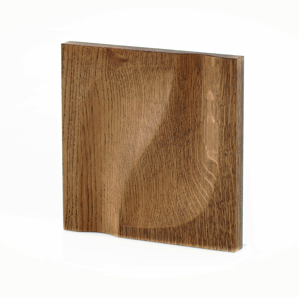 Wanddesign Exklusiv: Flow 3D, Eiche Dunkelbraun Wandverkleidung Wall Panels Oak