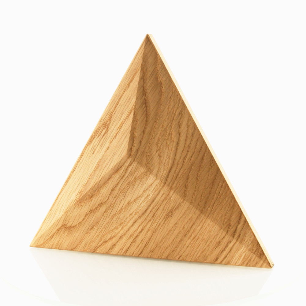 Wanddesign Pyramide 3D: Eiche natur Wandverkleidung