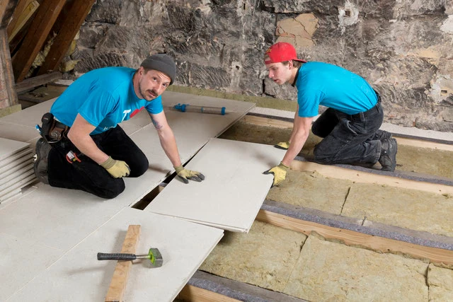 GIFAfloor Presto Sanierung Holzbalkendecke mit Trockenbauelementen