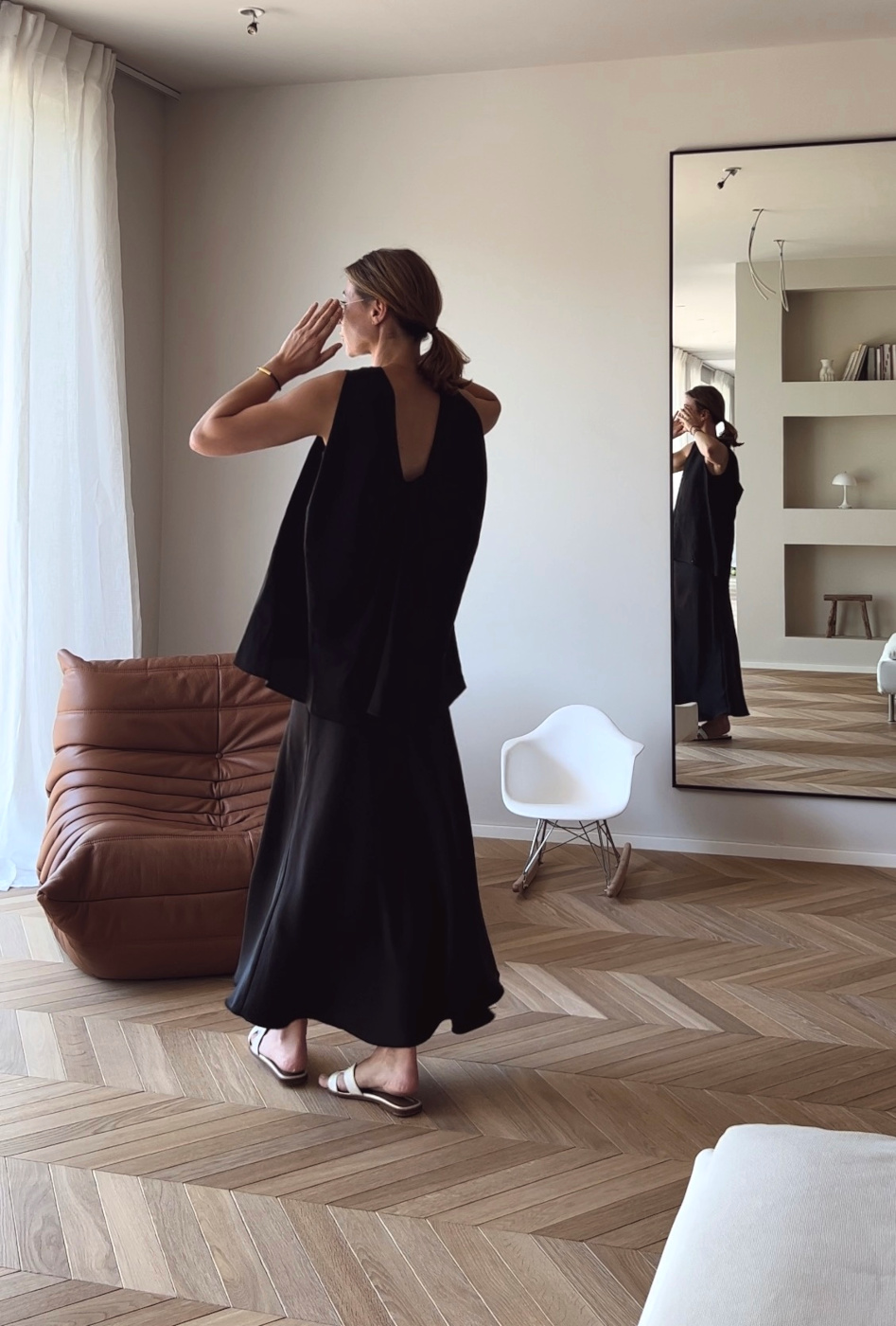 Französisches Fischgrät: Eiche Antik Smoky Horse - Greige Chevron Antikparkett Räuchereiche saskia_li