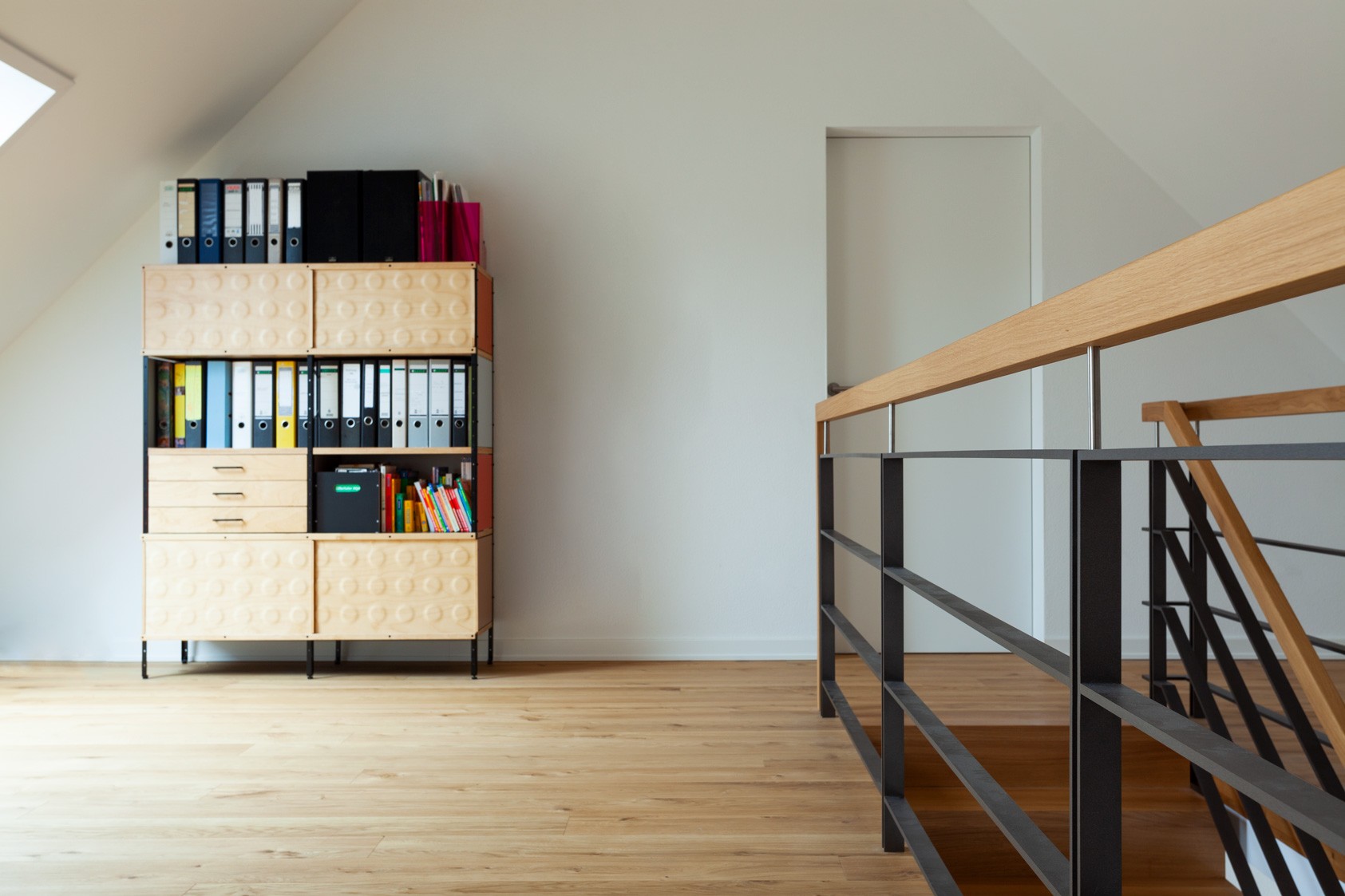 Eichendiele Clear Hartwachs Eichendielen hell Treppenhaus