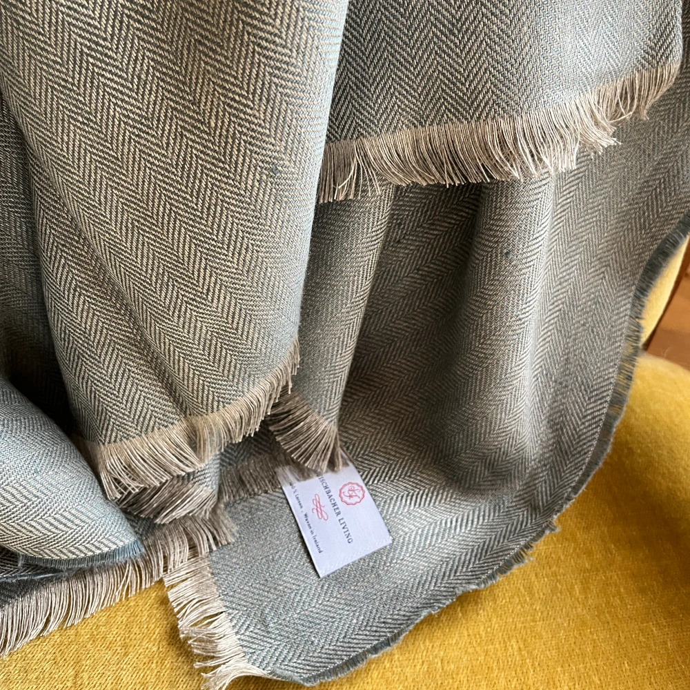 Decke aus irischem Leinen - Grey Decke aus irischem Leinen - Grey