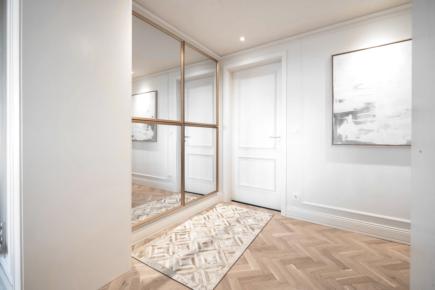 Ferienwohnung Kühlungsborn: Massivholz-Parkett Eiche Sägerau Helles Parkett, Massivholzparkett