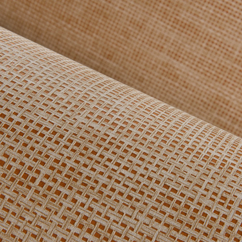 Le Raphia Tissé – Mandarine – 26746 Exklusive Tapete aus Raffiabast