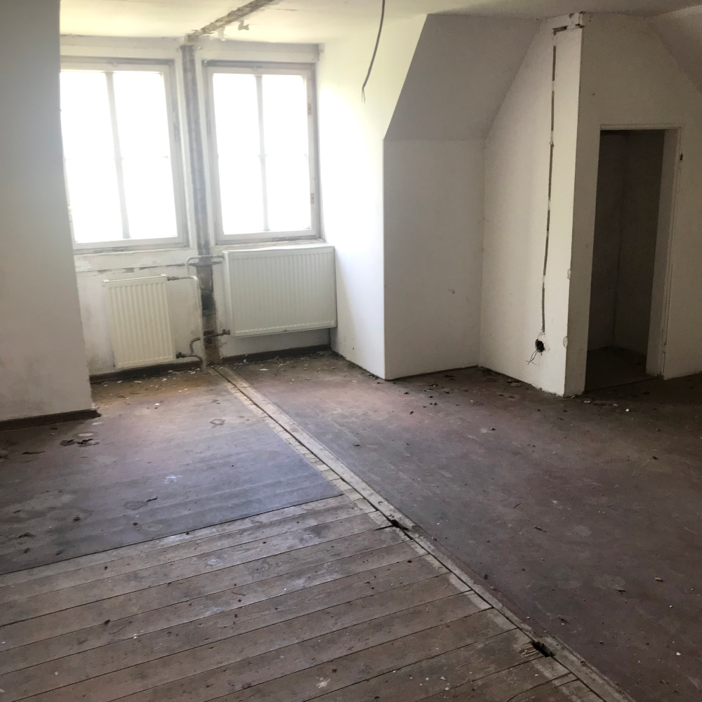 Historische Villa - Innenraum bei Sanierung