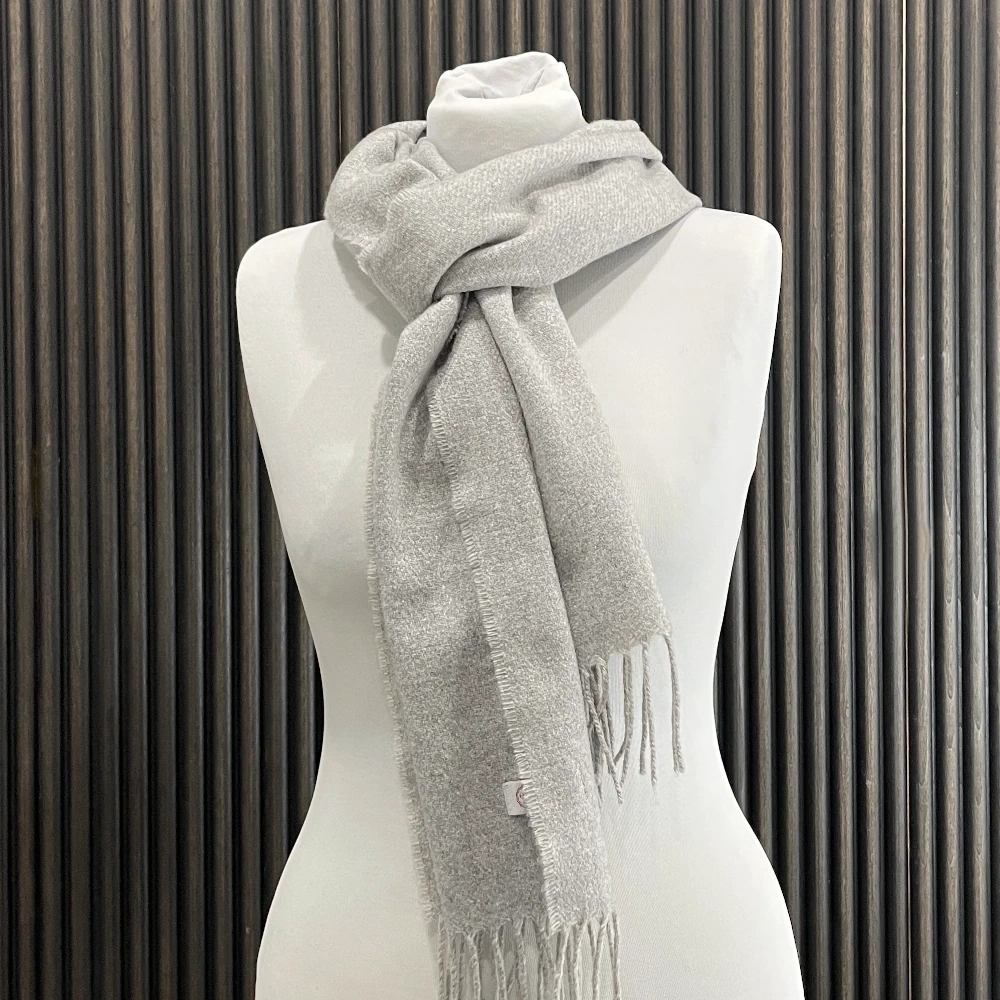 Cashmere Schal - 100 % Cashmere - Classic Grey Grauer Schal Kaschmirwolle