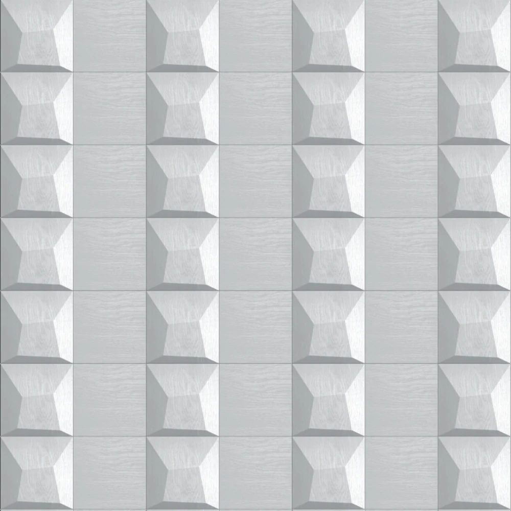 Wanddesign mit Kissen und Quadrat 3D Wandverkleidung Echtholz