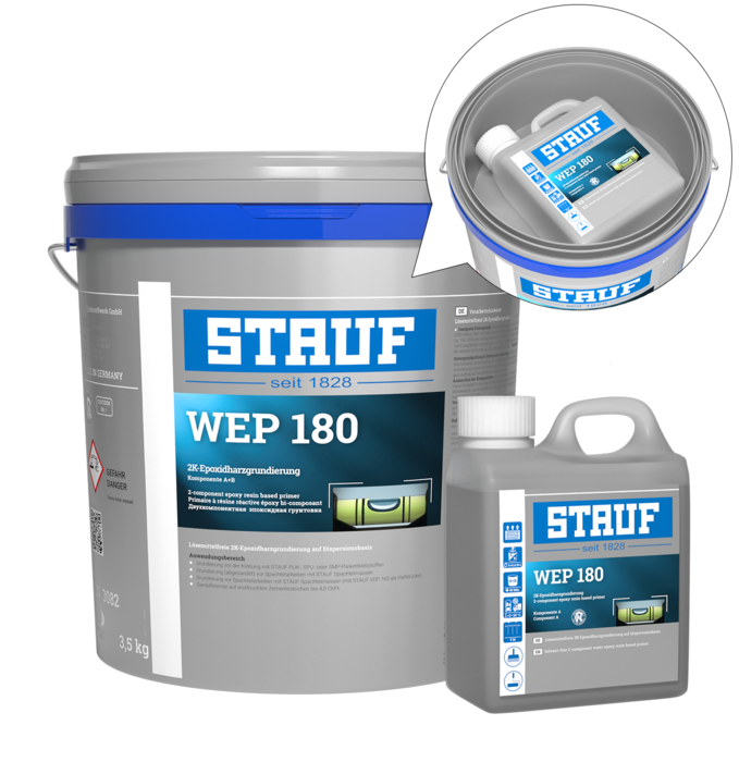 STAUF WEP 180 Lösemittelfreie 2K-Epoxidharzgrundierung auf Dispersionsbasis