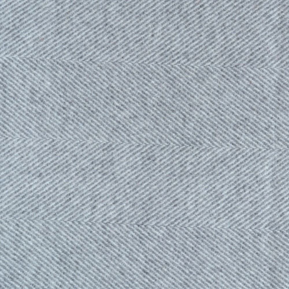 Weiches Plaid aus Lambswool, Silvergrey Graue Wolldecke Lammwolle Irland