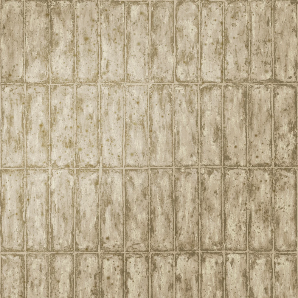 Chalk Stone – Gold Sand – 60122 Metalltapet mit Kalksteinoptik