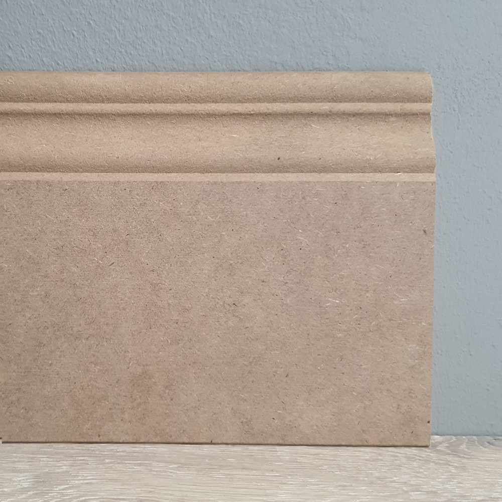 Sockelleiste Bari roh/unbehandelt, 13 x 120 mm unbehandelte Profilleiste MDF