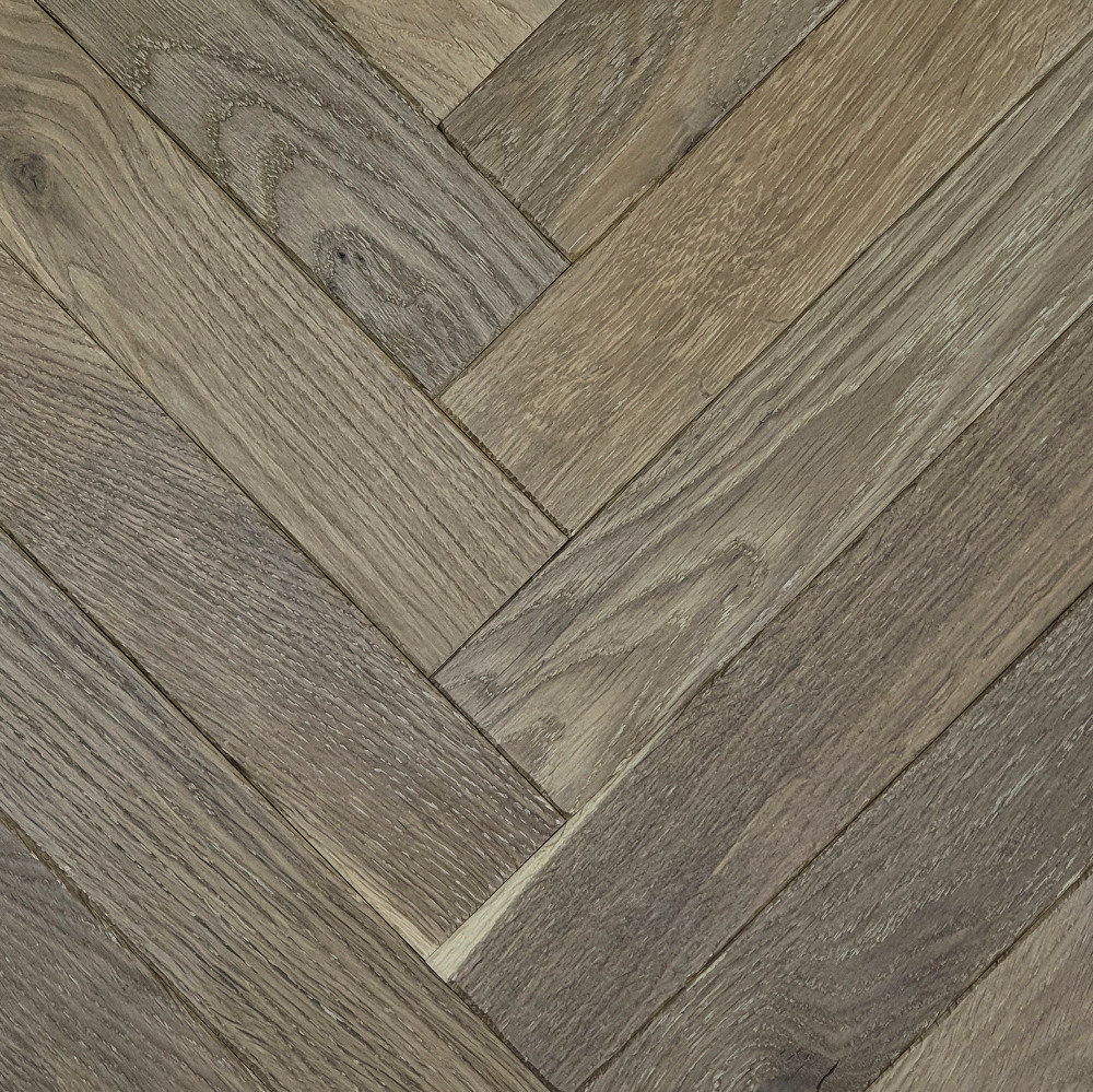 Fischgrät Antik Smoky Horse - Desert Grey, Sortierung Natur Räuchereiche, antik bearbeitet