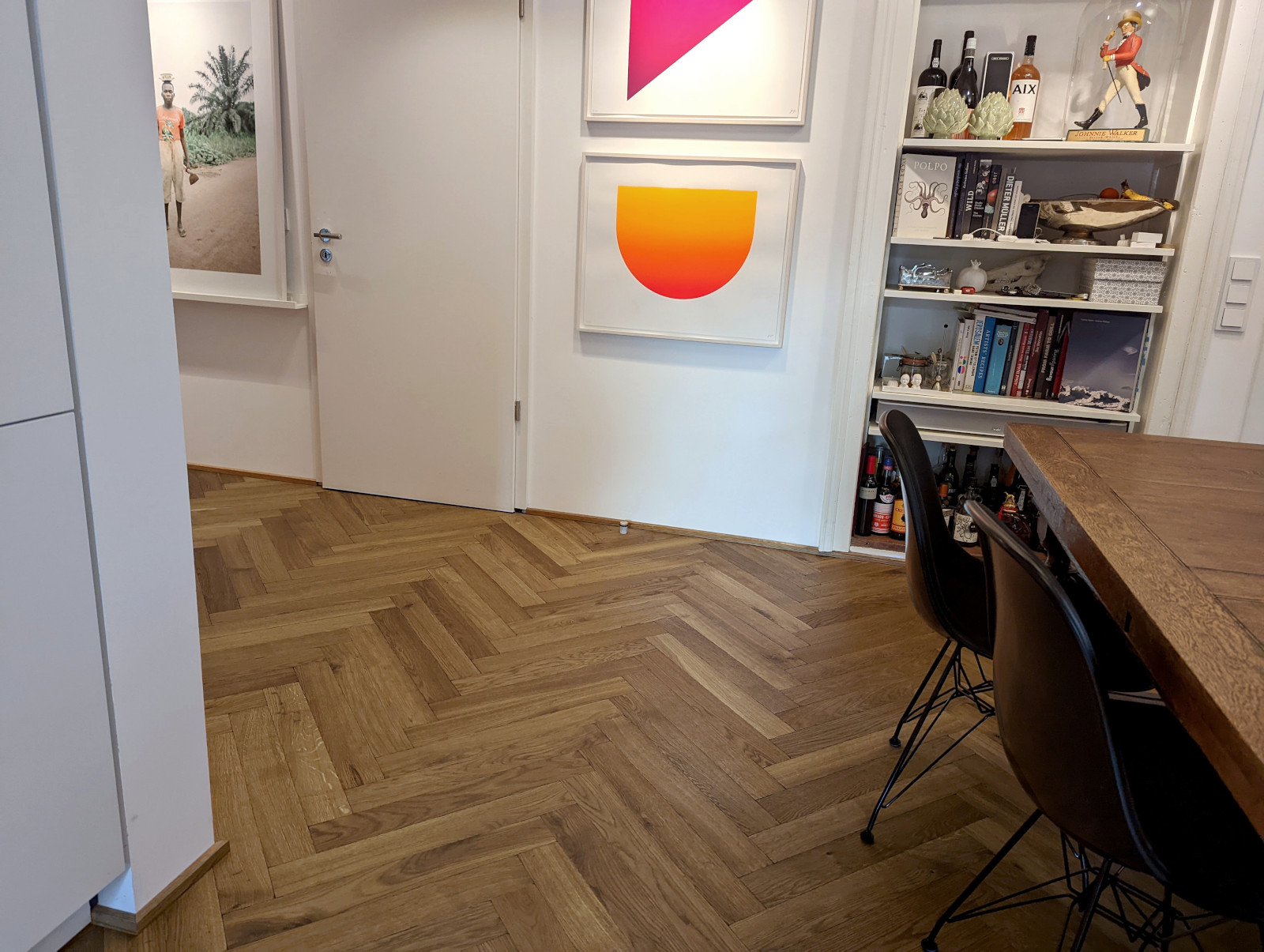 Fischgrät Eiche Antik Perpignan Antikparkett Räuchereiche