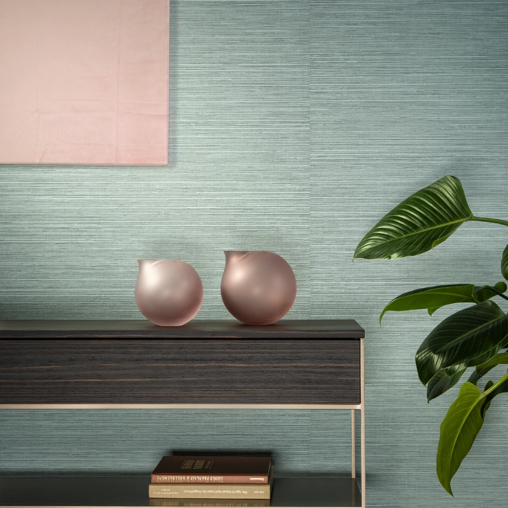 Le Sisal – Blue Horizon – 26710 Exklusive Wandtapete mit Sideboard