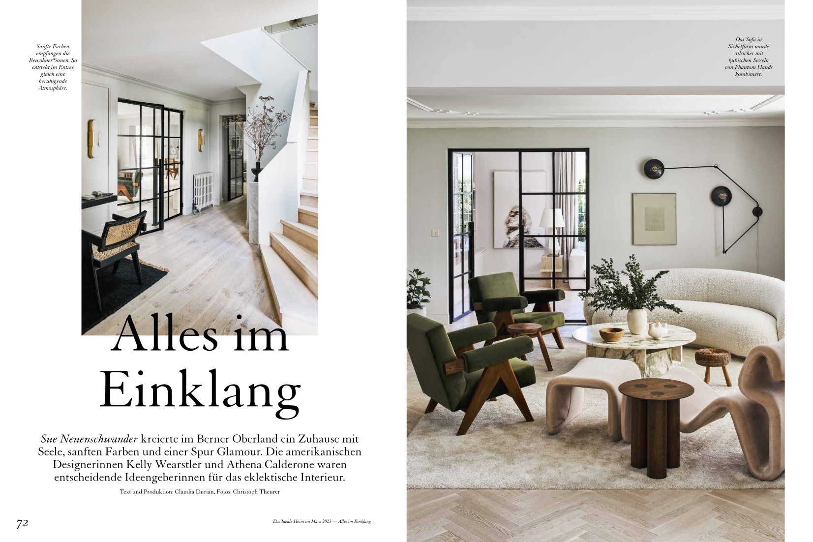 Parkett Noblesse Polar White in "Das ideale Heim" Presseartikel