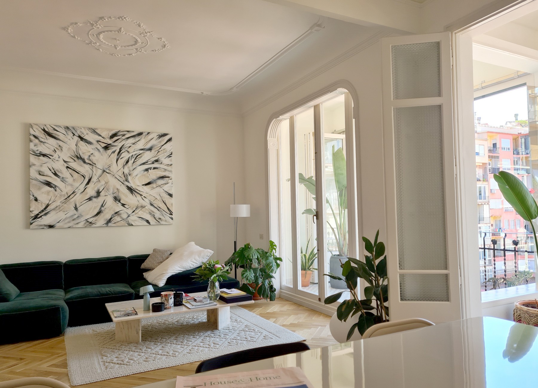 Fischgrät Antik Golden Horse, Barcelona Altbau Denkmalschutz Katalanischer Jugendstil