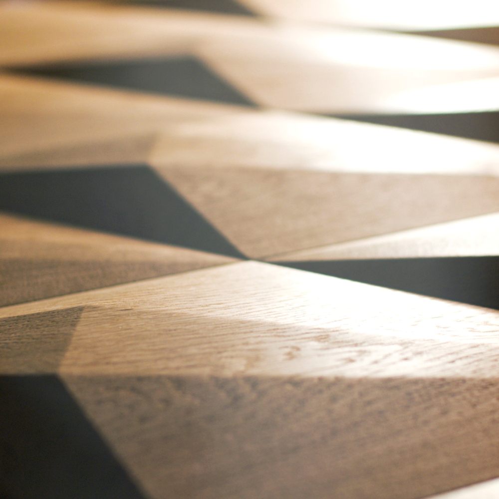 Wanddesign 3D Diamant, Eiche natur, geölt Wandverkleidung Holz Exclusiv 3D