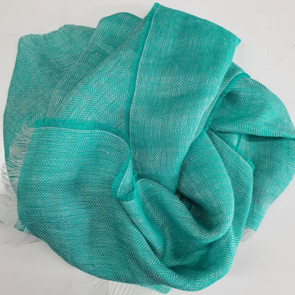 Leinenschal - Turquoise