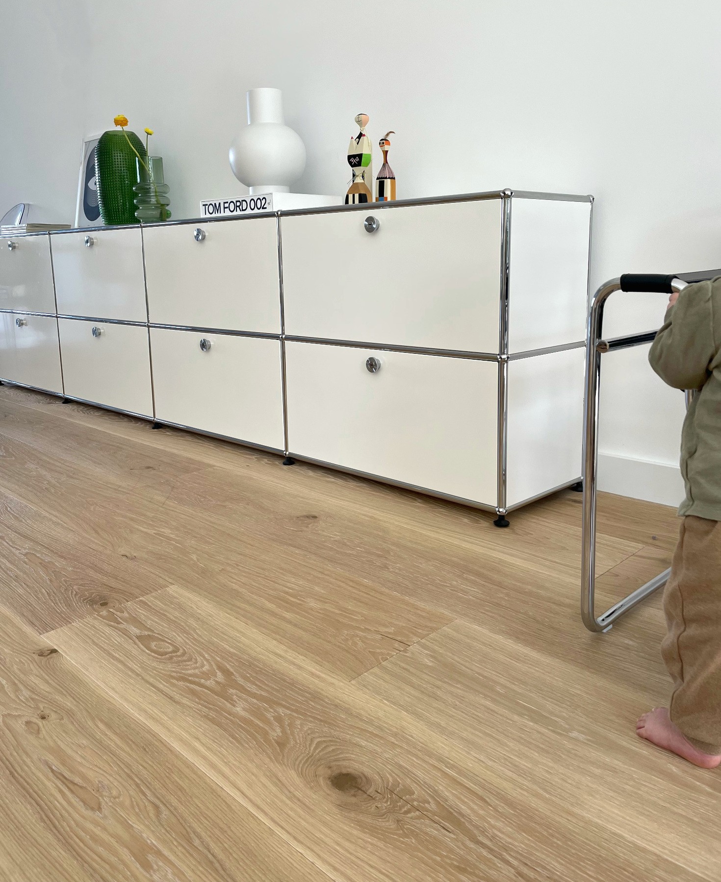 Helle Eichendielen im Farbton Clear White Landhausdielen Eiche im Familienheim