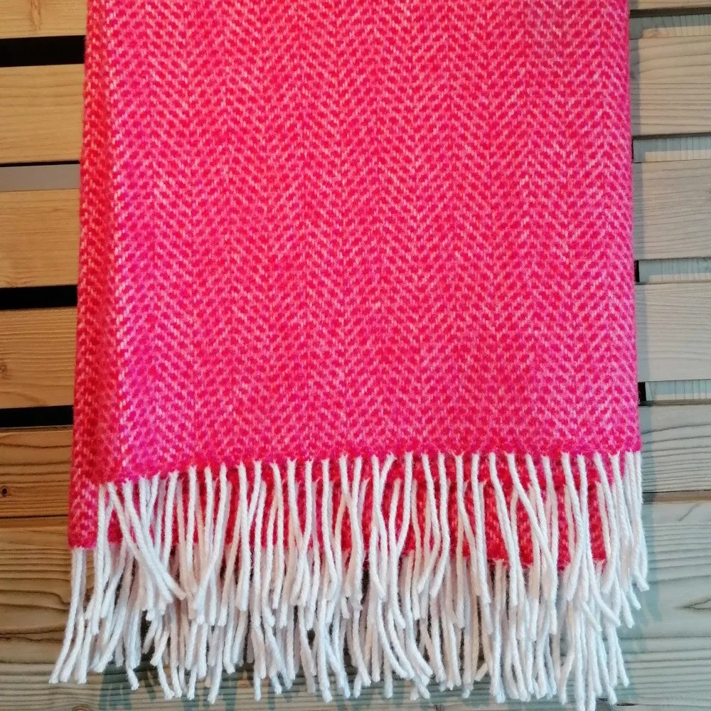 Irisches Plaid, warme Winterdecke