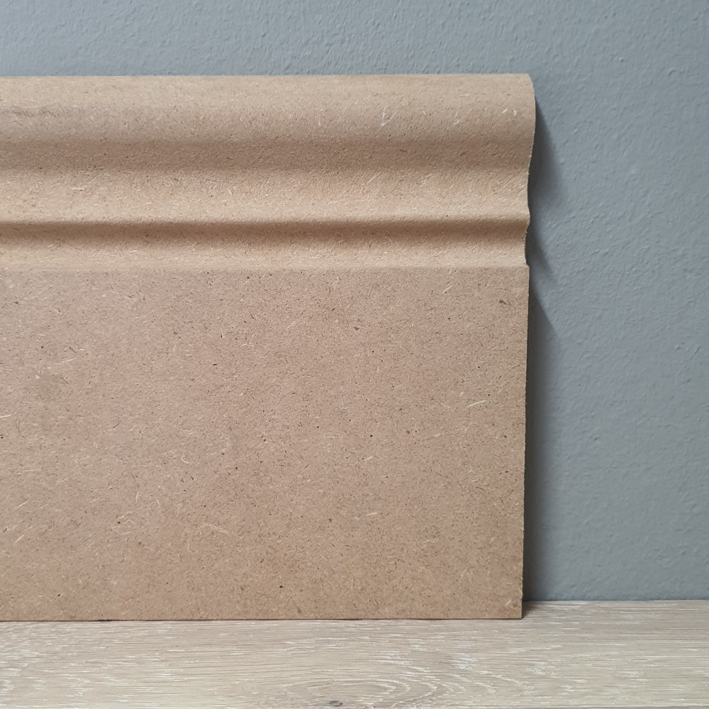 Sockelleiste Genova roh / unbehandelt rohe MDF Leiste zum Lackieren
