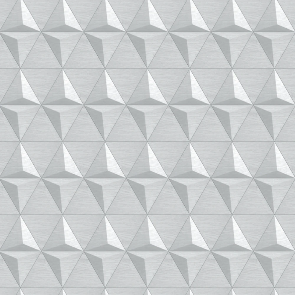 Wanddesign mit Pyramide und Dreieck 3D Wandverkleidung Echtholz