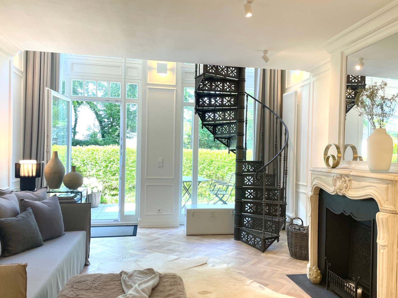 Ferienwohnung Kühlungsborn: Massivholz-Parkett Eiche Sägerau Helles Parkett, Massivholzparkett