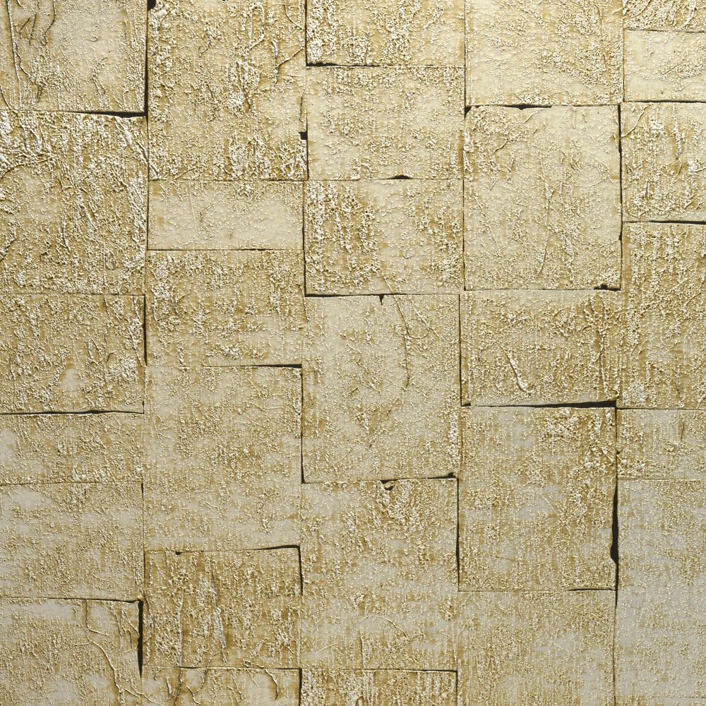 Gilded Heritage – Warm Silver – 90502 Tapete mit Blattgold-Optik