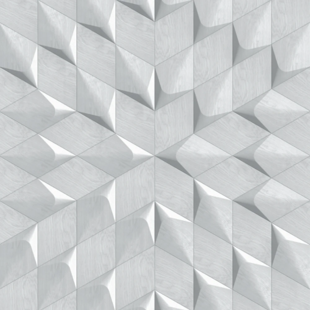Wanddesign mit Rhombus Plus und Karo 3D Wandverkleidung Echtholz