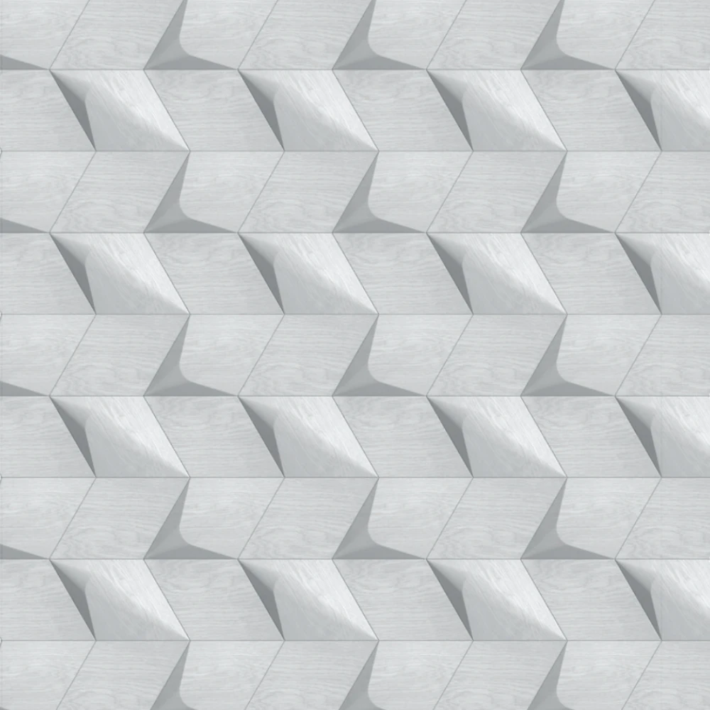 Wanddesign mit Rhombus Plus und Karo 3D Wandverkleidung Echtholz