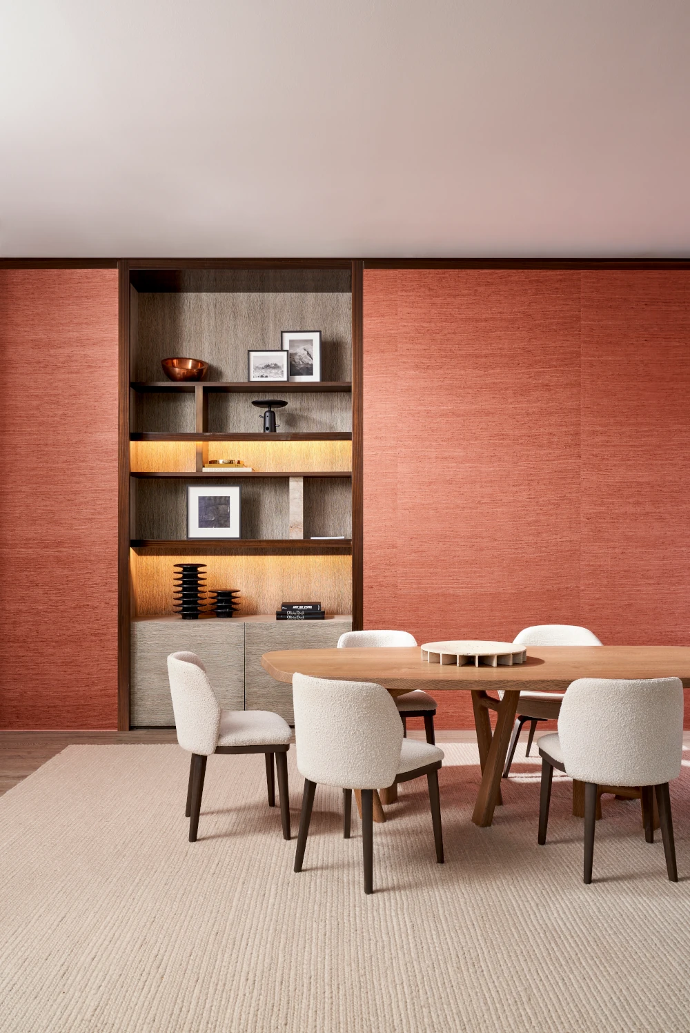 Pure Silk – Sunset – 86528 Wohnzimmer mit Seidentapete