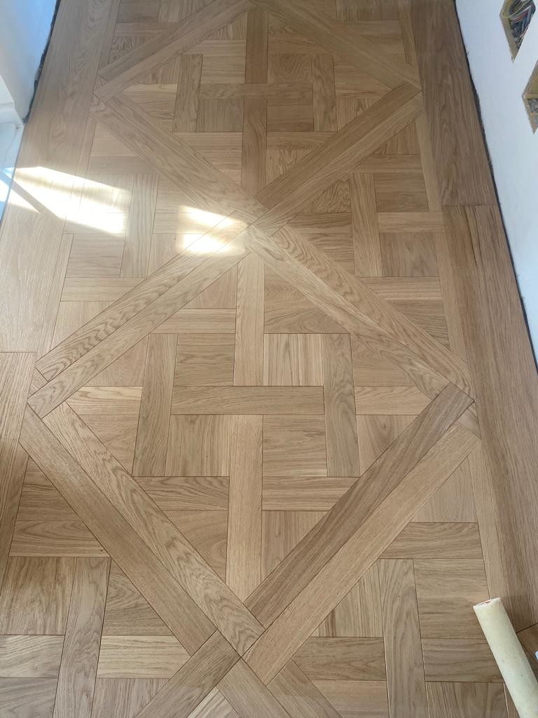 Tafelparkett Versailles, Sardinien Versaille-Tafel Eichenparkett