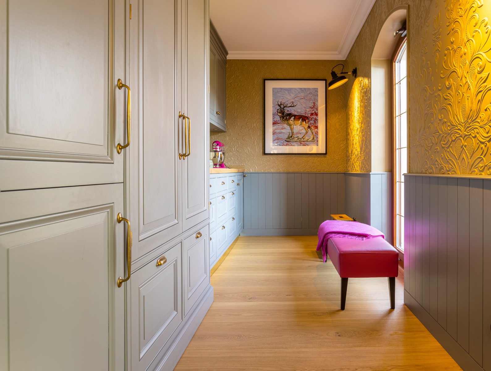 Schlossdielen / XXL-Dielen Eiche Clear White, Sortierung Select Eichendielen