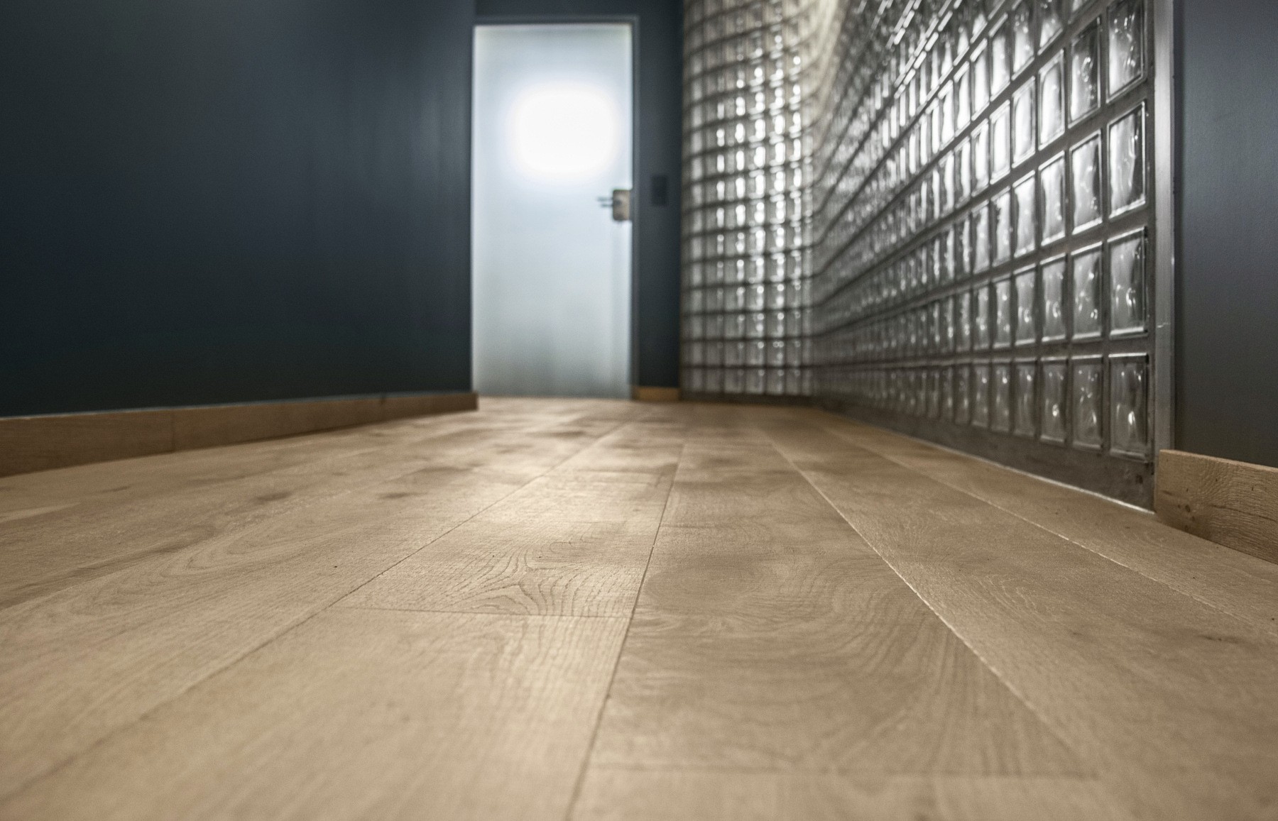 Dielen Cristal Grey Sägerau Eiche angeräuchert grau-braun