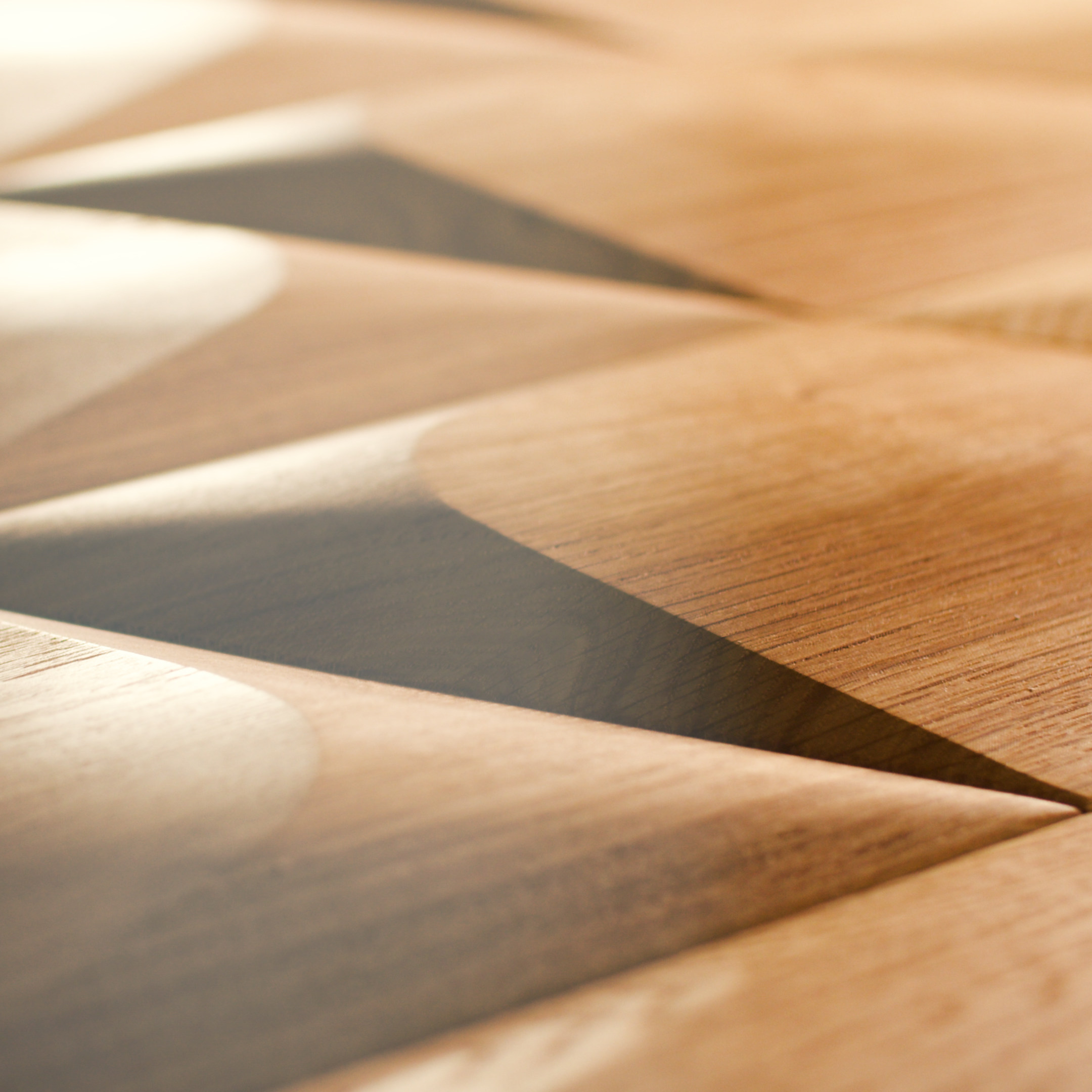 Wanddesign 3D Rhombus Plus, Eiche natur, geölt Wandverkleidung Echtholz