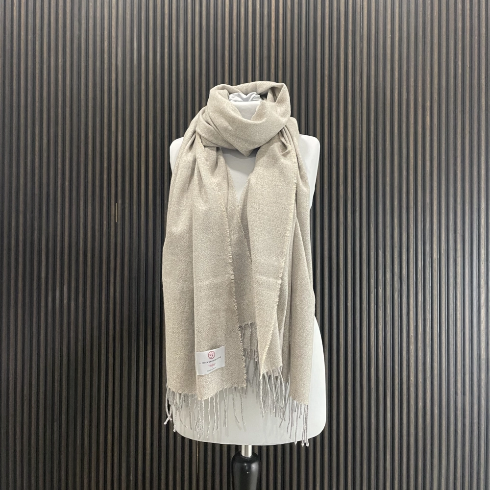 XXL Schal aus 100% Cashmere, Desert Sand Großer Kaschmir-Schal, Stola, Schultertuch