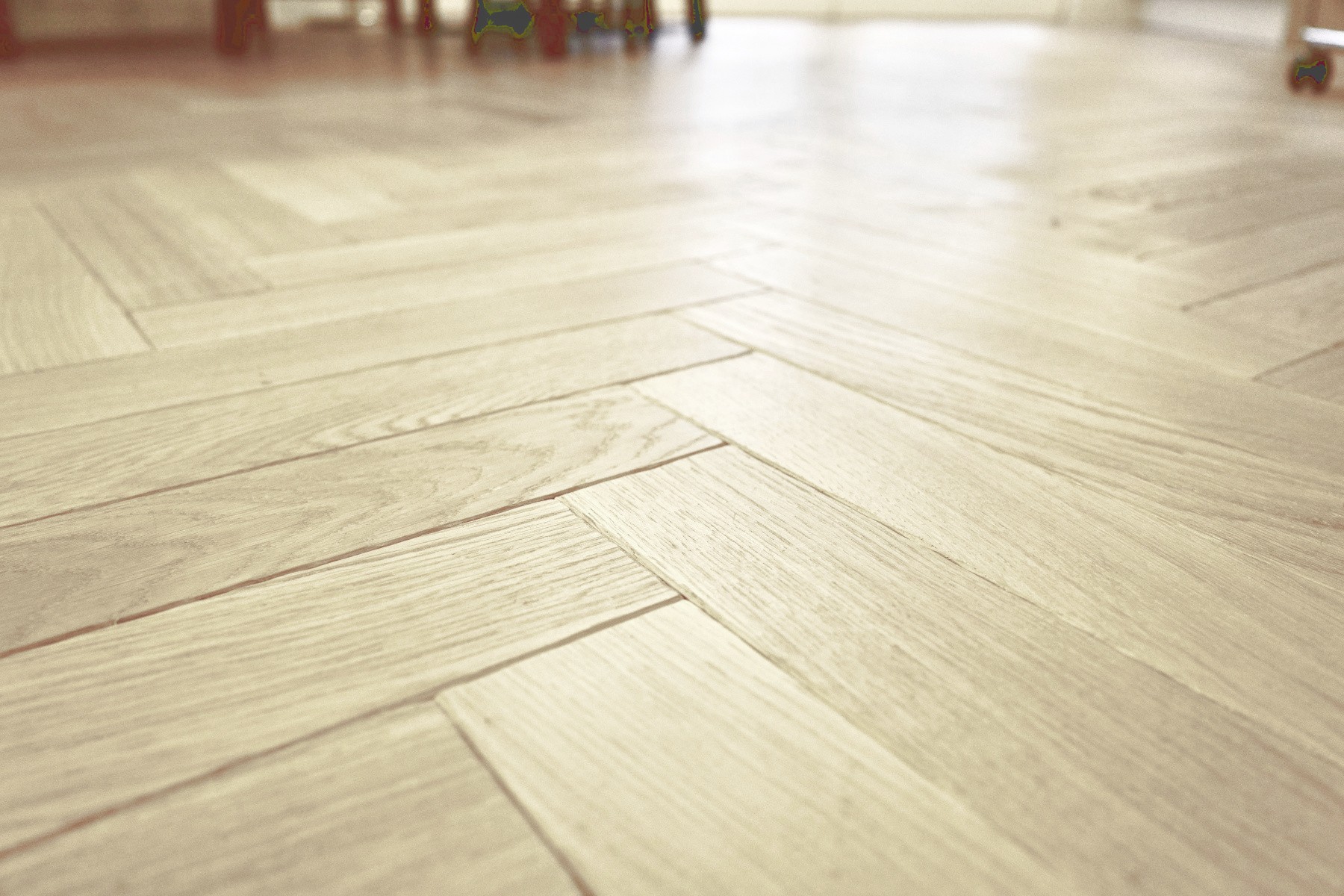 Fischgrät Eiche Creamy Horse Fischgrätparkett antik hell Wohnzimmer