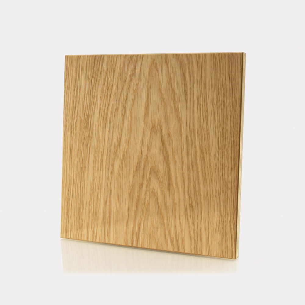 Wanddesign Quadrat (2D), Eiche natur, geölt Wandverkleidung Echtholz