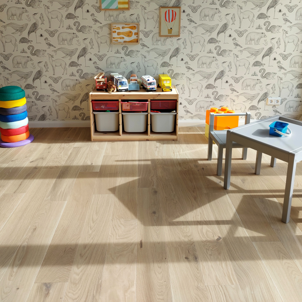 Dielen Eiche Natural White Helle Eichendielen Kinderzimmer