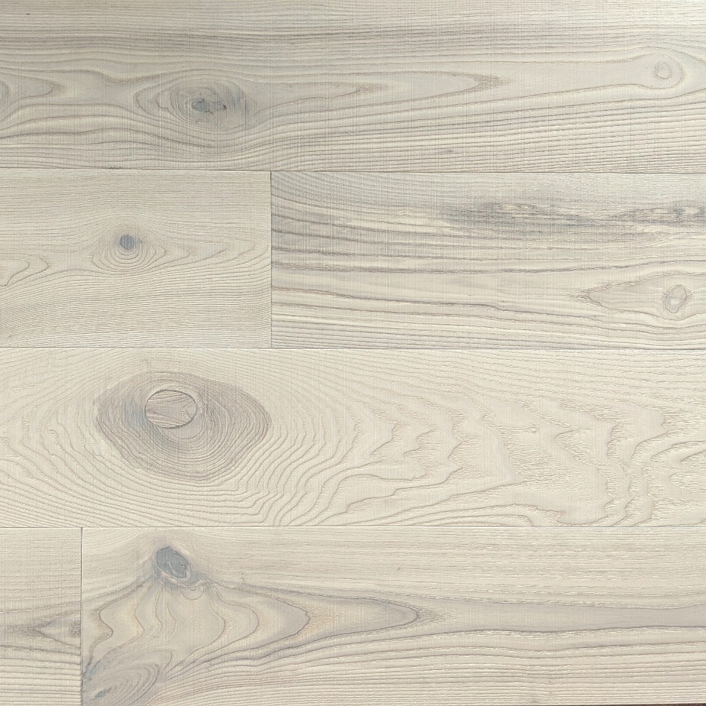 Dielen Esche Polar White - Sägerau, Rustic Eschendielen hell